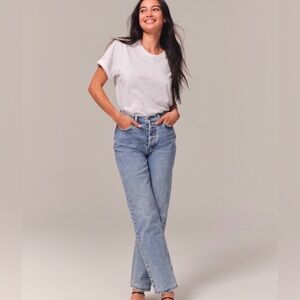 NEW Abercrombie & Fitch The Dad High Rise Jean Curve Love 29 8